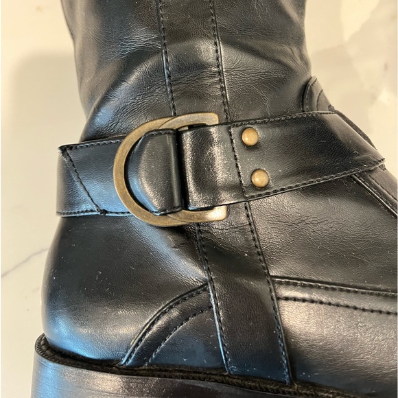 AEROSOLES Tall Black Boots, Size 8 - Picture 7 of 13